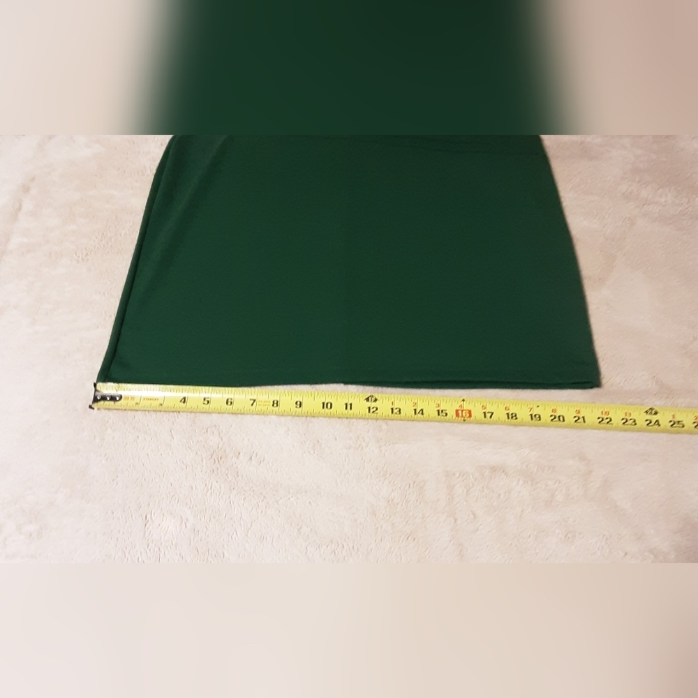 Ellen Tracy Forest Green Long Sleeve Dress Size 14. - Picture 10 of 12